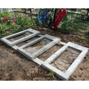 Бетонные фундаментные плиты под памятники
