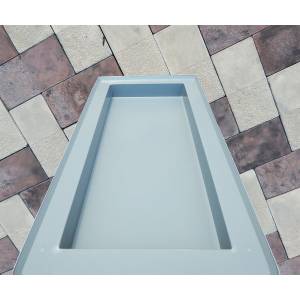 Фотографии форм для отливки тротуарной плитки «Гладкая» 600x250x50 из бетона