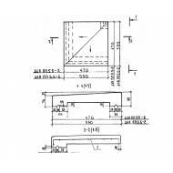 Плита парапетная ПП 5.5-2 Серия 1.238-1 470x470x90 заказать