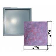 Формы для тротуарной плитки «Гладкая» 450x450x40